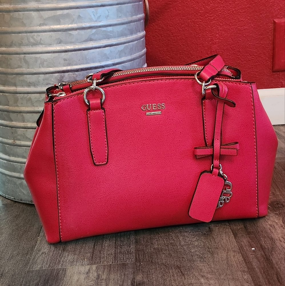 Red Guess purse